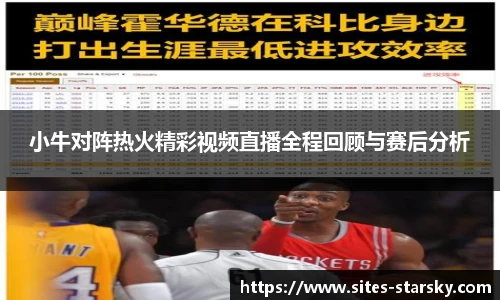 小牛对阵热火精彩视频直播全程回顾与赛后分析